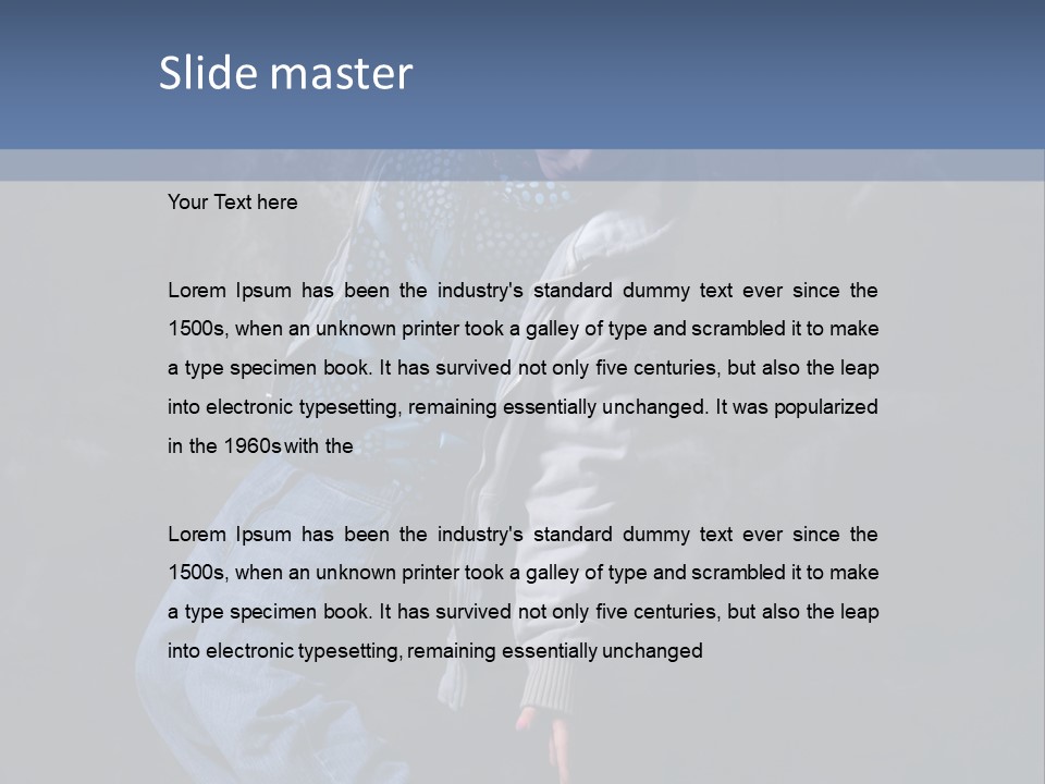 Teen Girl Emotion PowerPoint Template