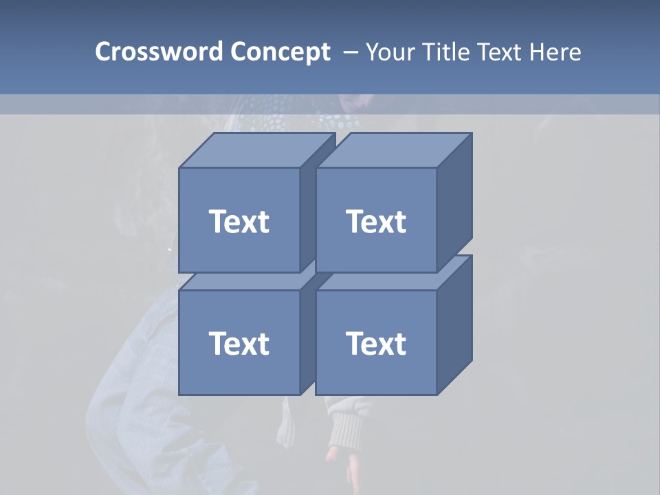 Teen Girl Emotion PowerPoint Template