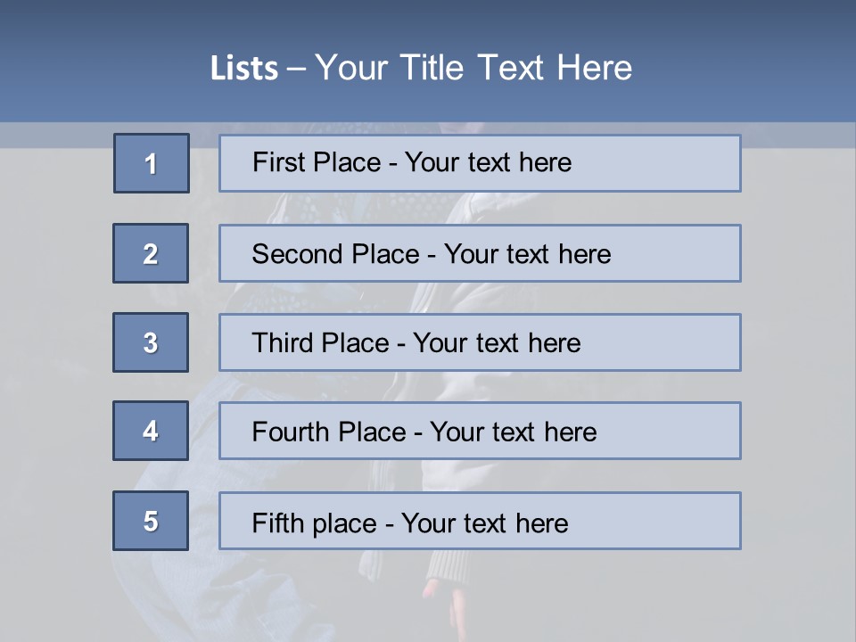Teen Girl Emotion PowerPoint Template