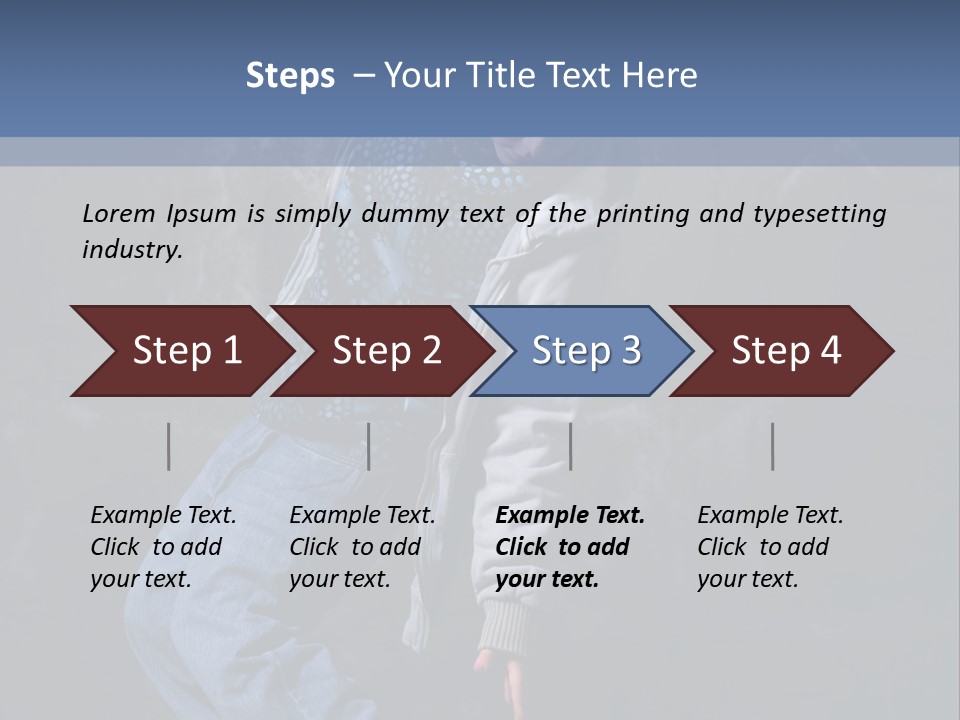 Teen Girl Emotion PowerPoint Template