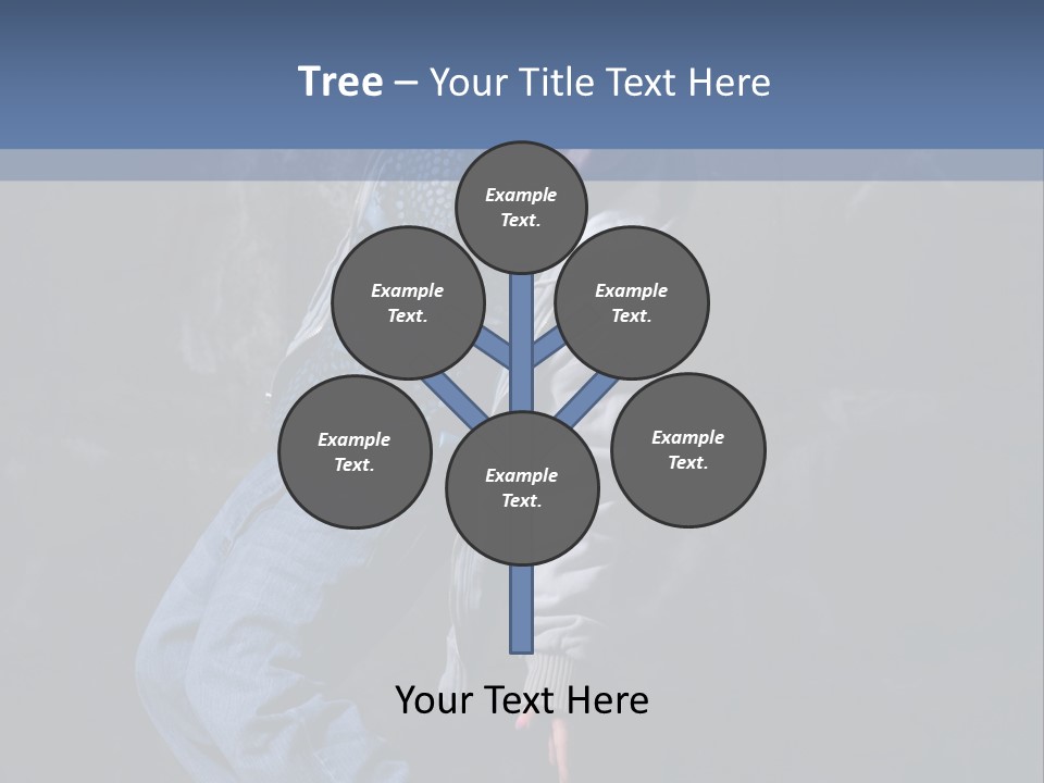 Teen Girl Emotion PowerPoint Template