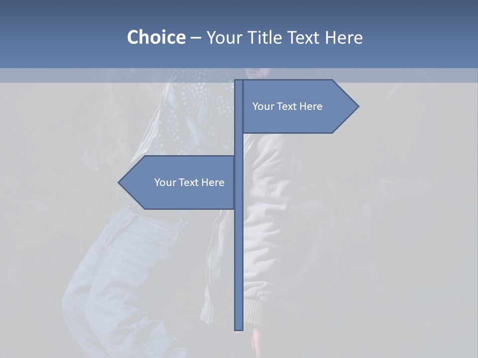 Teen Girl Emotion PowerPoint Template