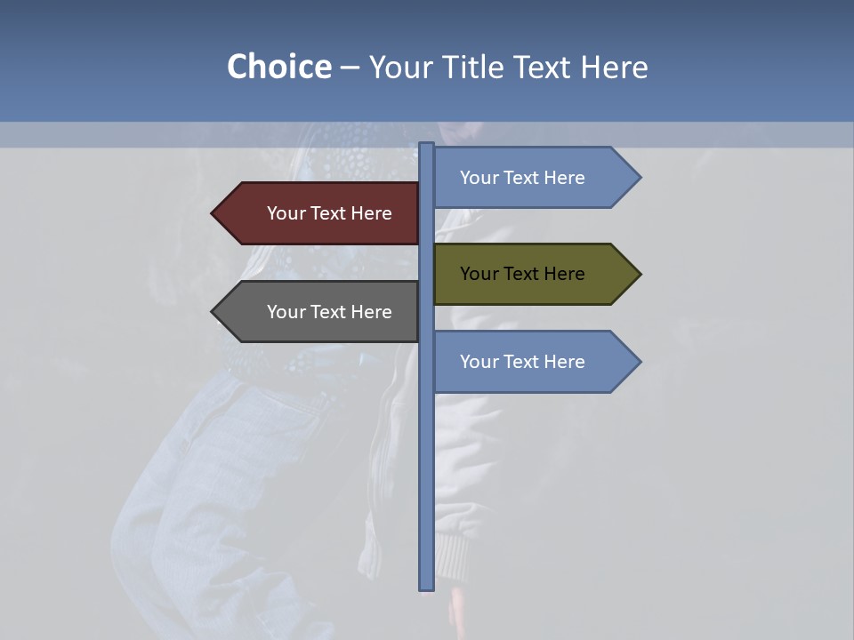 Teen Girl Emotion PowerPoint Template
