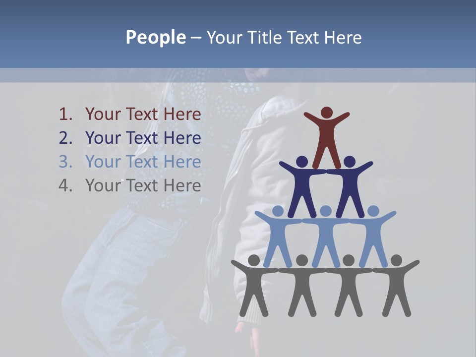 Teen Girl Emotion PowerPoint Template