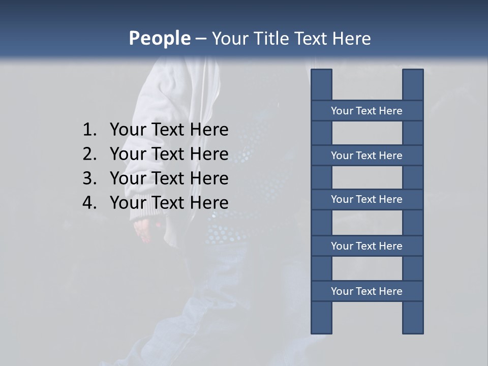 Cute Rap Caucasian PowerPoint Template