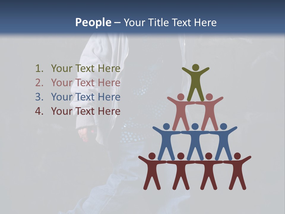 Cute Rap Caucasian PowerPoint Template