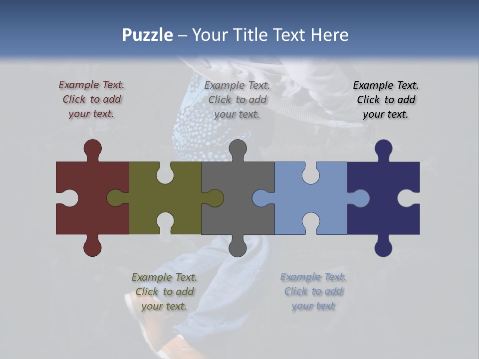 Performer Brick Woman PowerPoint Template