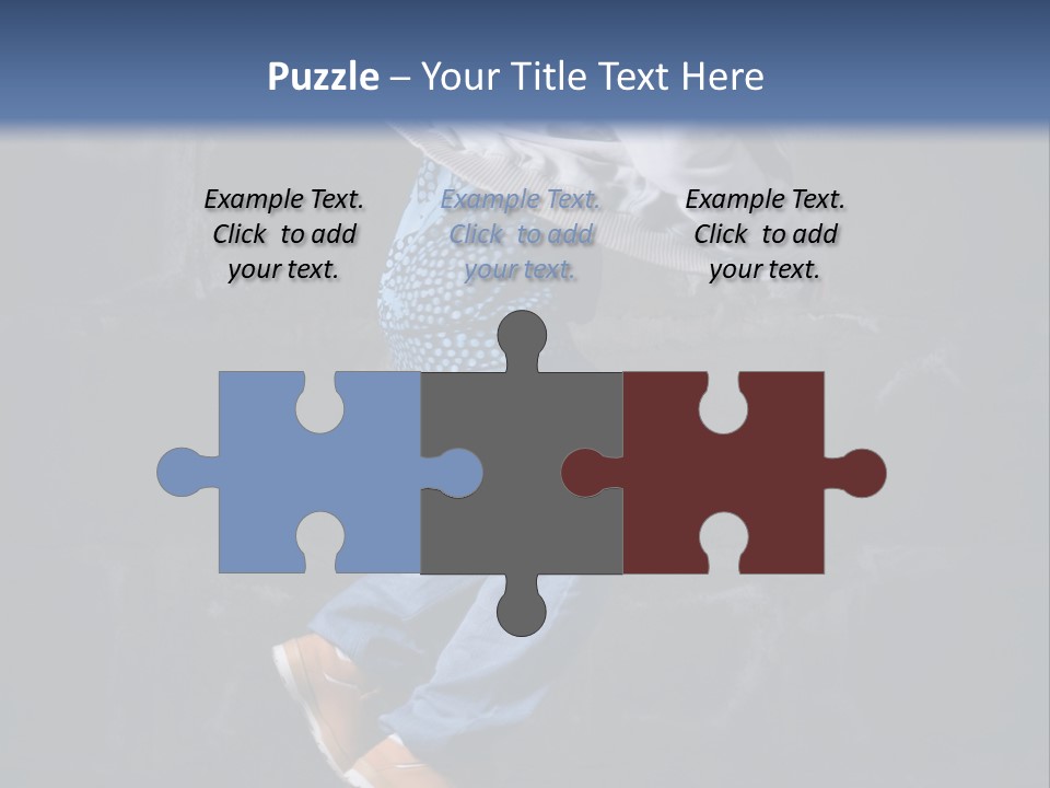 Performer Brick Woman PowerPoint Template