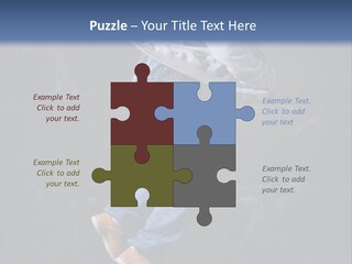 Performer Brick Woman PowerPoint Template