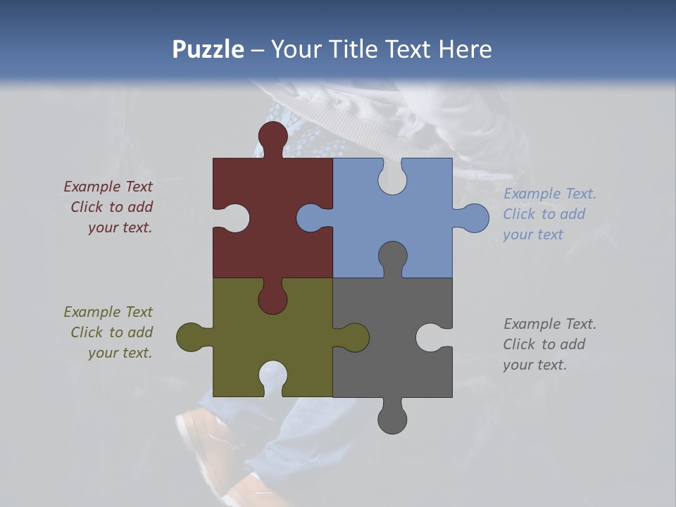 Performer Brick Woman PowerPoint Template