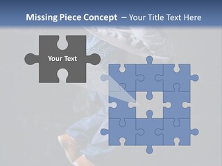 Performer Brick Woman PowerPoint Template