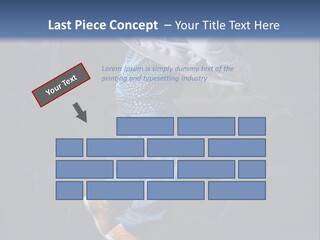 Performer Brick Woman PowerPoint Template