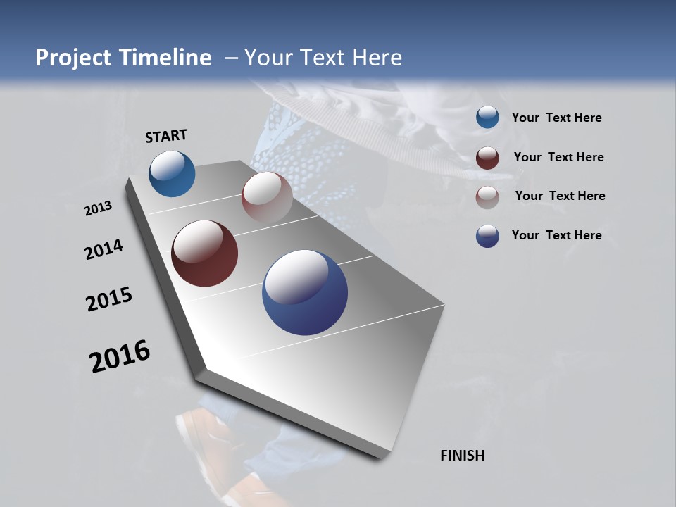 Performer Brick Woman PowerPoint Template