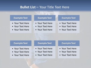 Performer Brick Woman PowerPoint Template