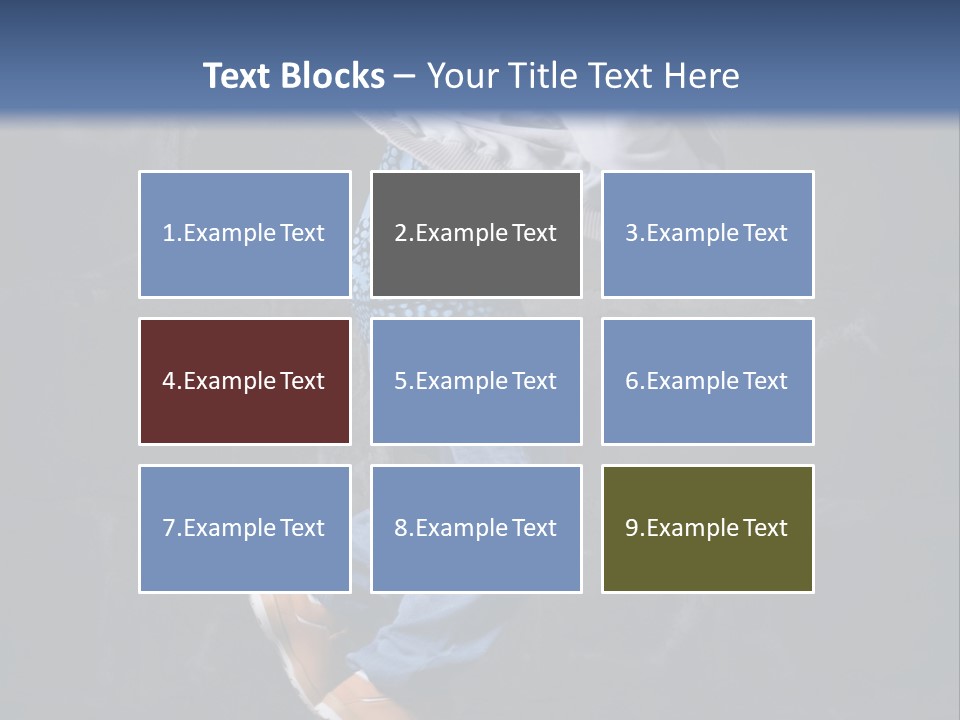 Performer Brick Woman PowerPoint Template
