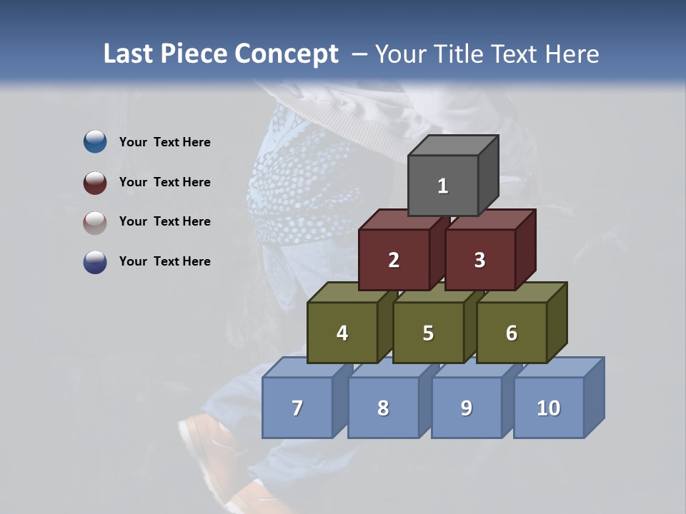 Performer Brick Woman PowerPoint Template