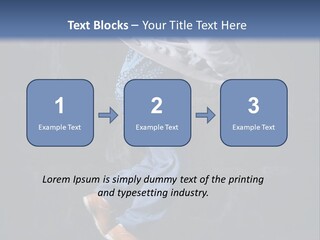 Performer Brick Woman PowerPoint Template