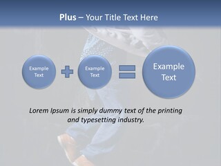 Performer Brick Woman PowerPoint Template