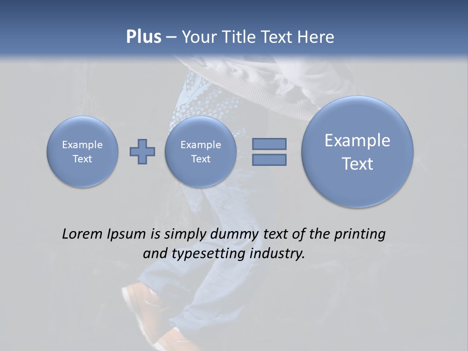 Performer Brick Woman PowerPoint Template