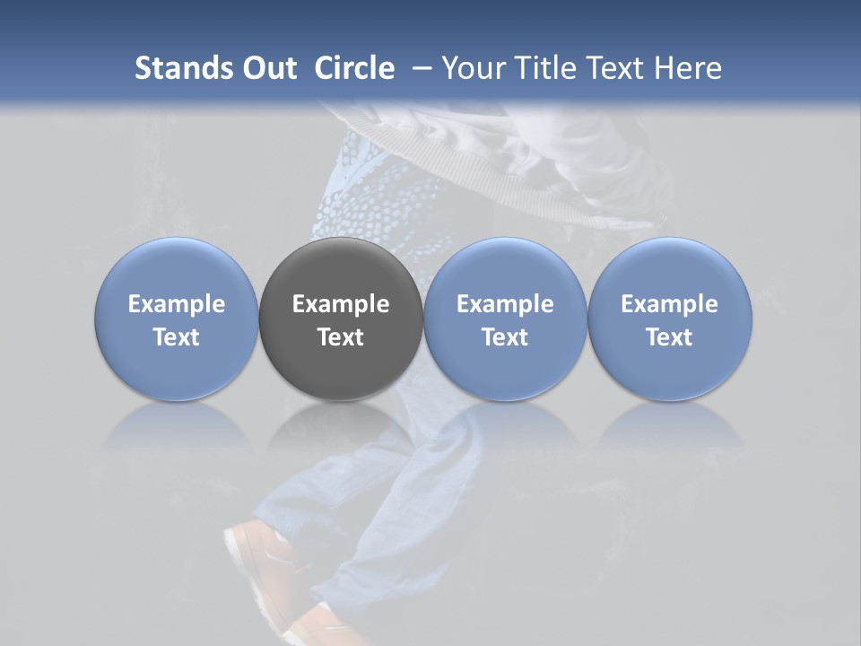 Performer Brick Woman PowerPoint Template