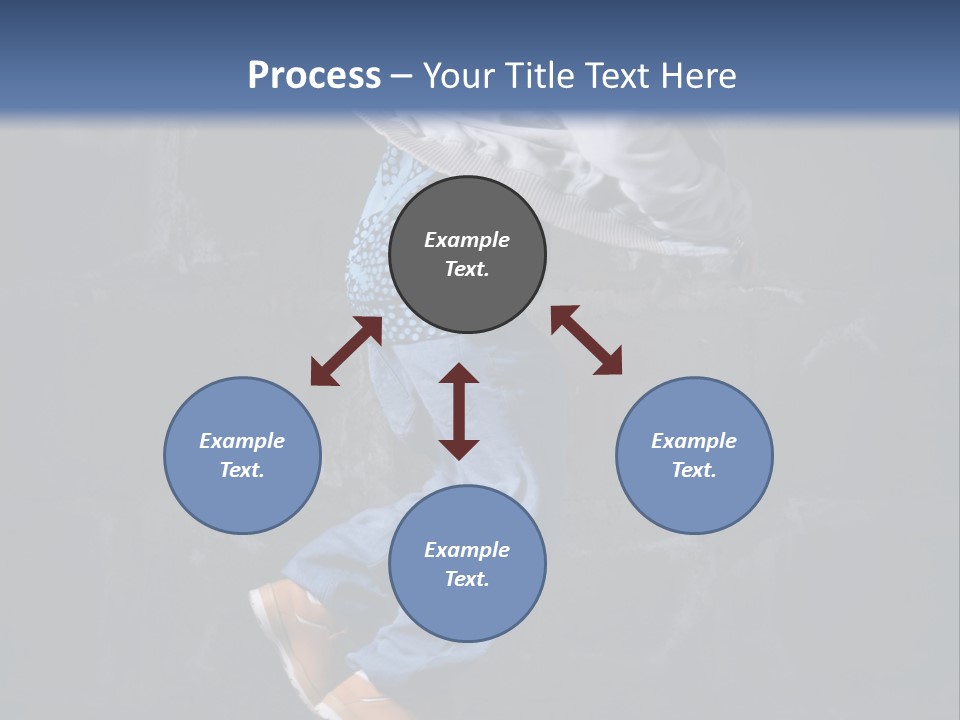 Performer Brick Woman PowerPoint Template