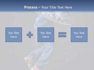 Performer Brick Woman PowerPoint Template