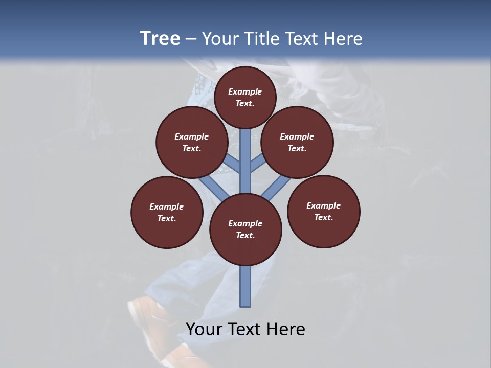 Performer Brick Woman PowerPoint Template