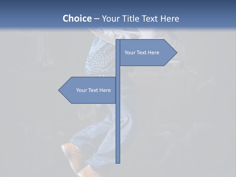 Performer Brick Woman PowerPoint Template
