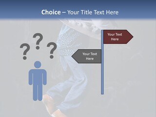 Performer Brick Woman PowerPoint Template