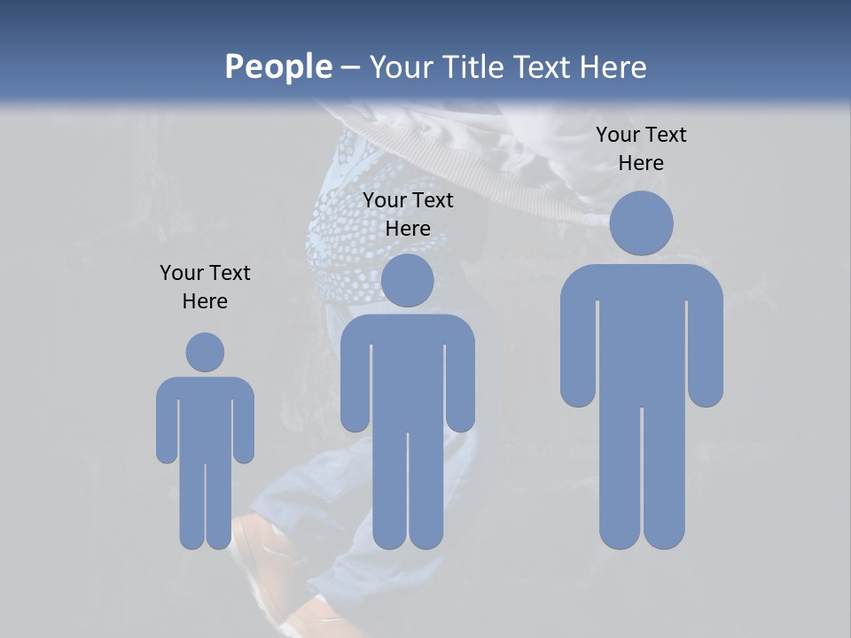 Performer Brick Woman PowerPoint Template