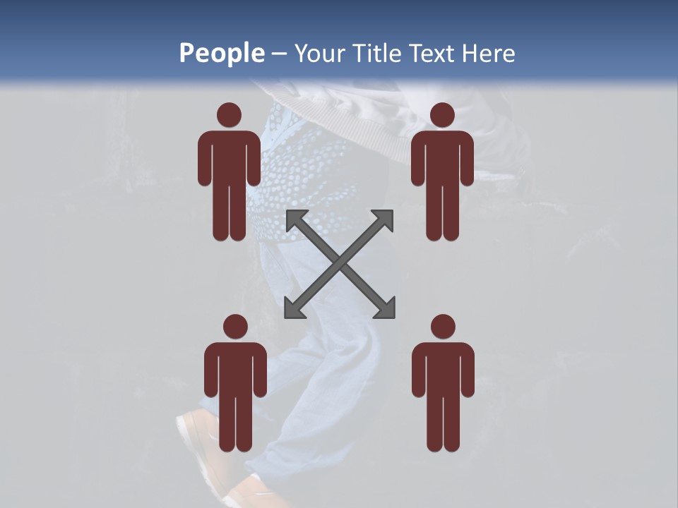 Performer Brick Woman PowerPoint Template