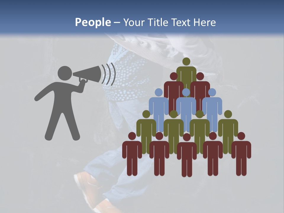 Performer Brick Woman PowerPoint Template
