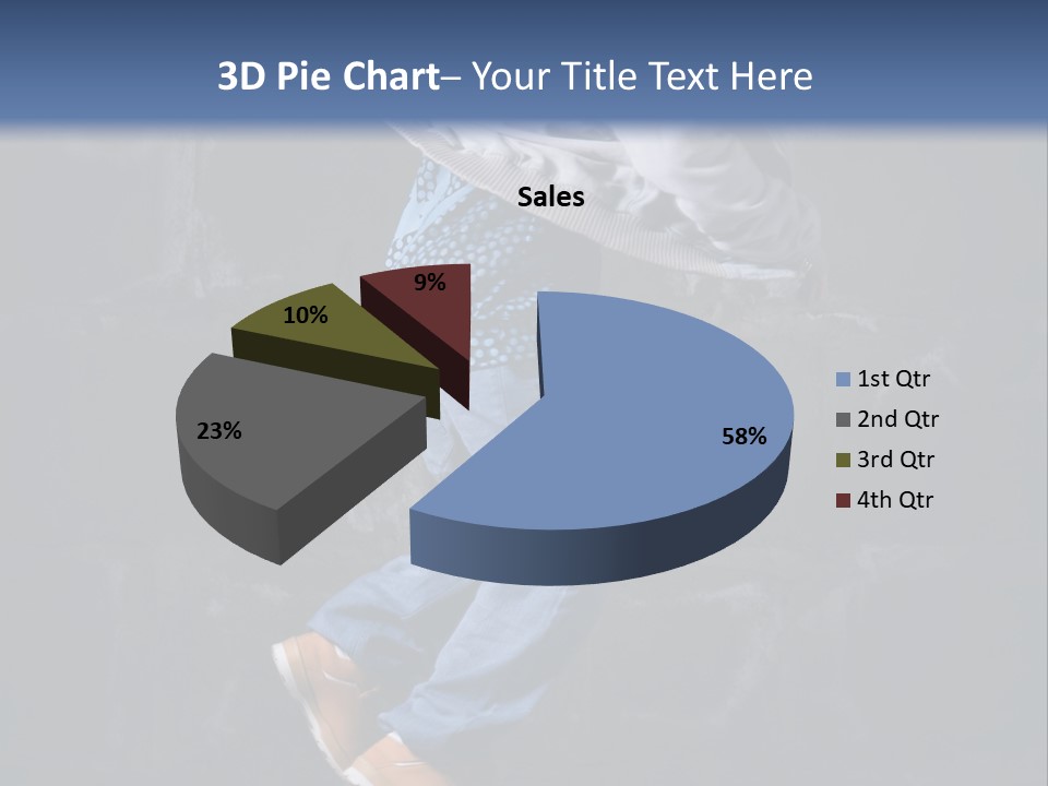 Performer Brick Woman PowerPoint Template