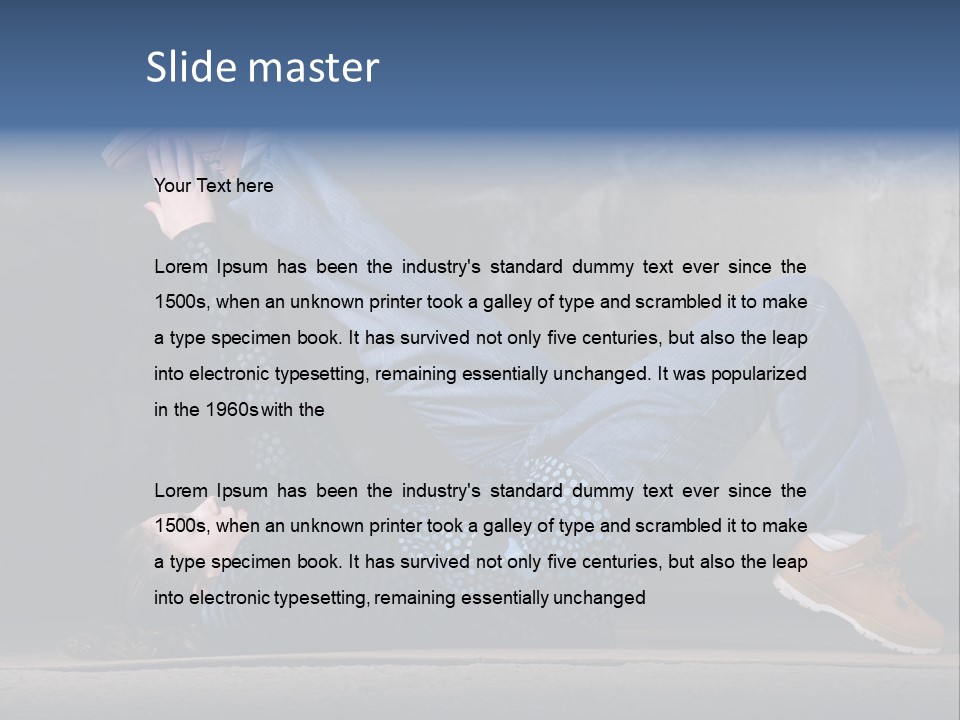 Motion Street Hip PowerPoint Template
