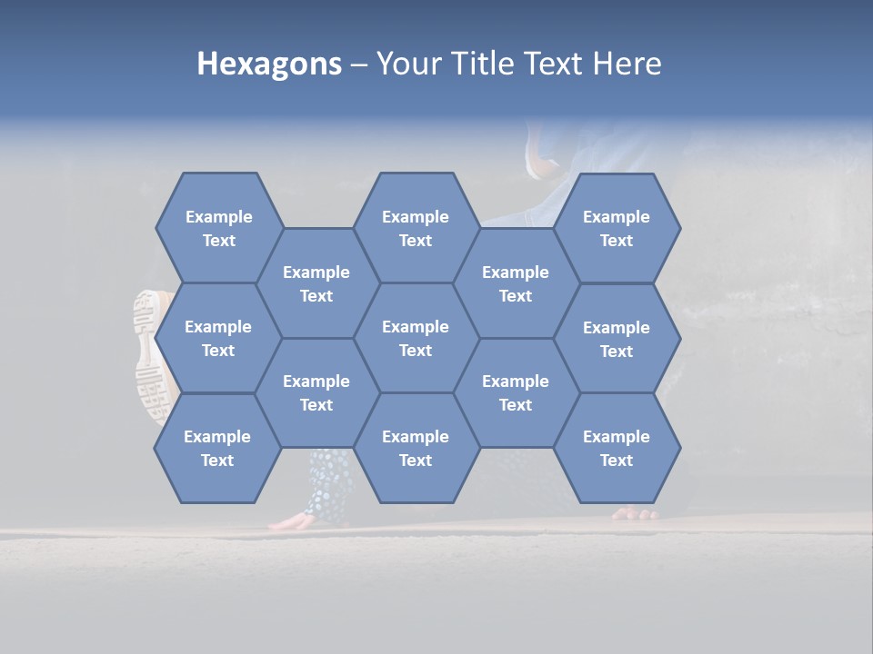 Boots Girl Emotional PowerPoint Template