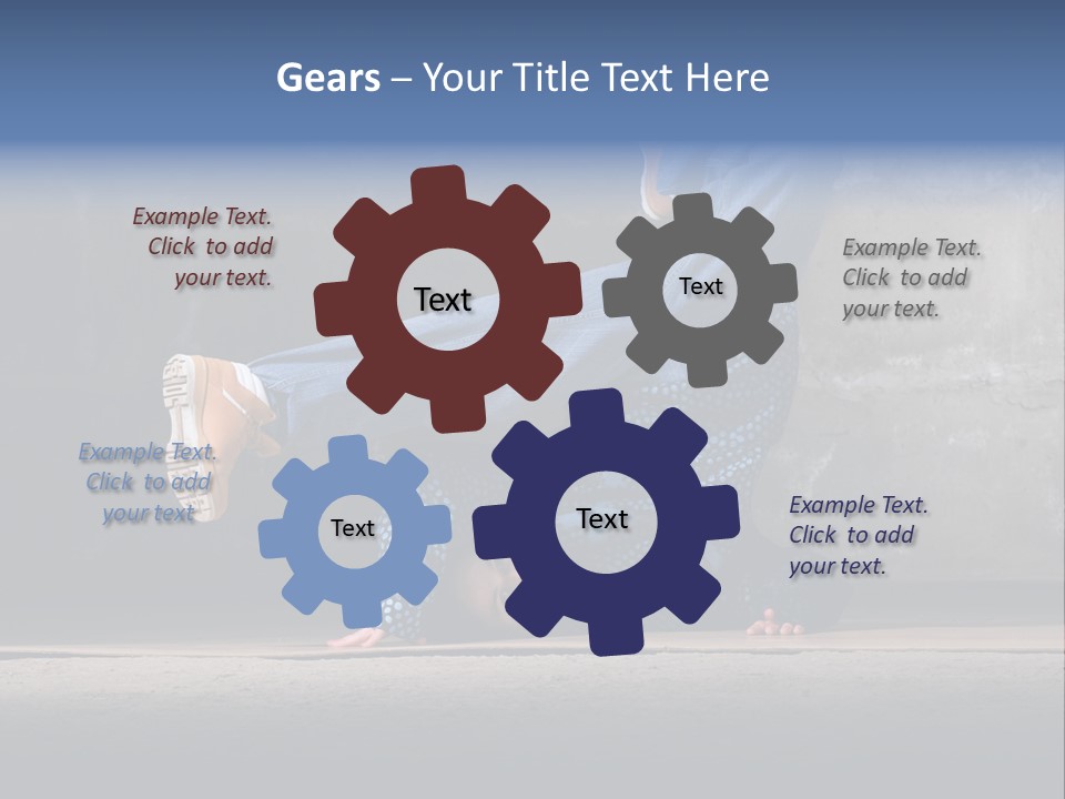 Boots Girl Emotional PowerPoint Template