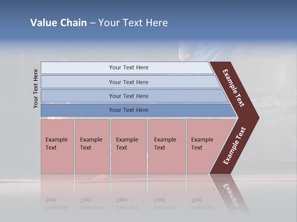 Boots Girl Emotional PowerPoint Template