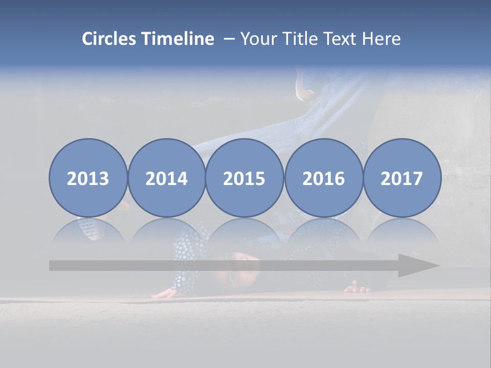 Boots Girl Emotional PowerPoint Template