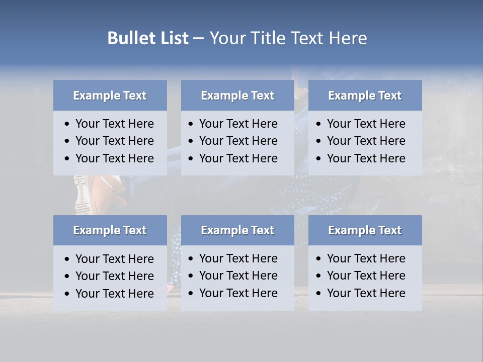 Boots Girl Emotional PowerPoint Template