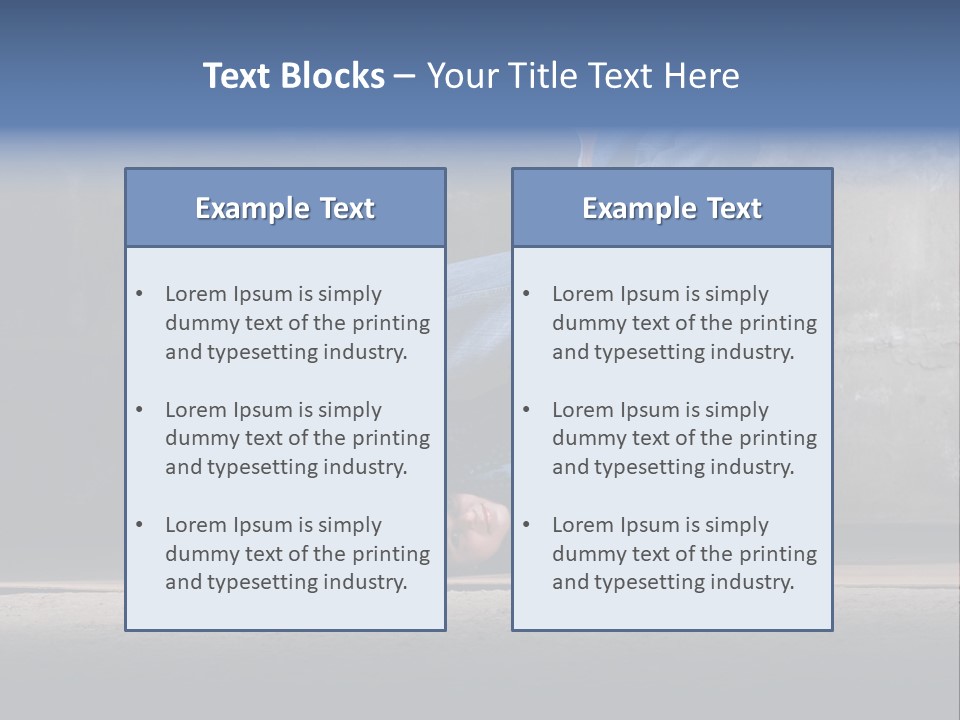 Boots Girl Emotional PowerPoint Template