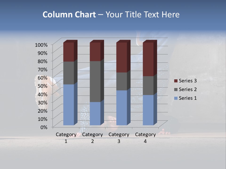 Boots Girl Emotional PowerPoint Template