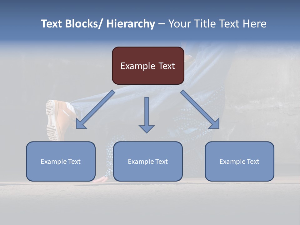 Boots Girl Emotional PowerPoint Template