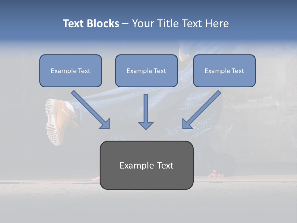 Boots Girl Emotional PowerPoint Template