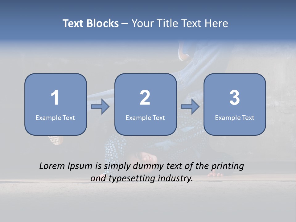 Boots Girl Emotional PowerPoint Template