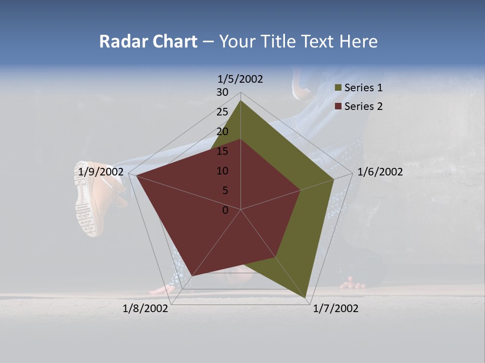 Boots Girl Emotional PowerPoint Template