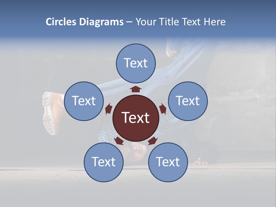 Boots Girl Emotional PowerPoint Template