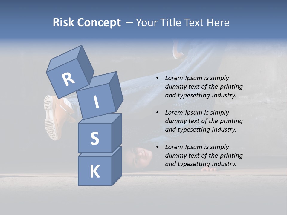 Boots Girl Emotional PowerPoint Template