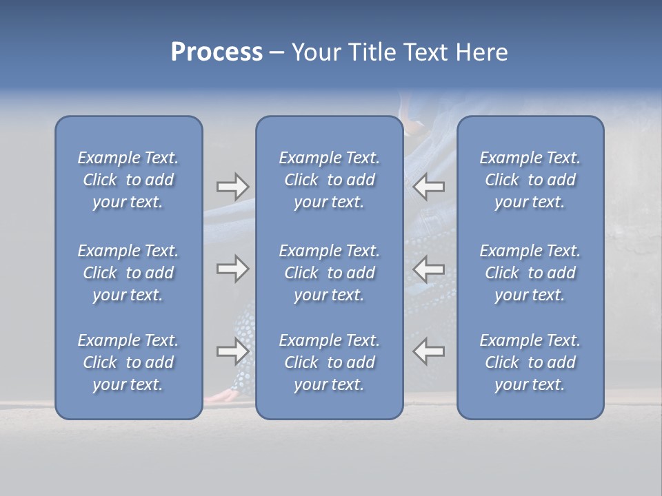 Boots Girl Emotional PowerPoint Template