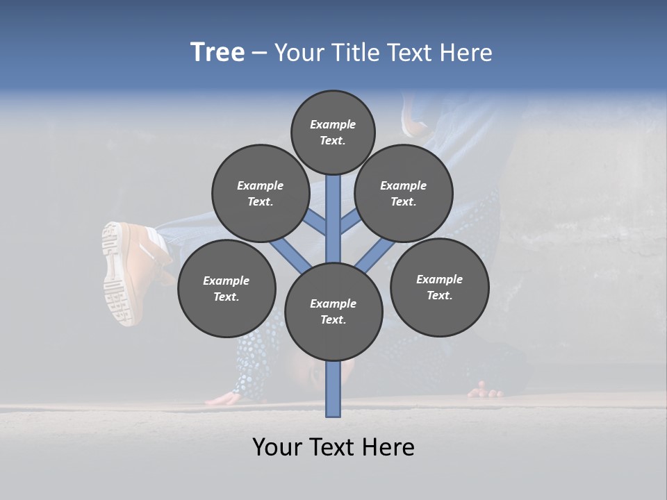 Boots Girl Emotional PowerPoint Template