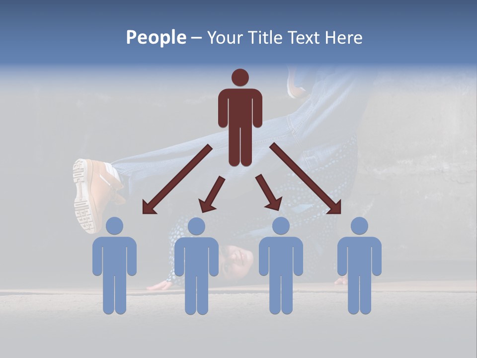 Boots Girl Emotional PowerPoint Template